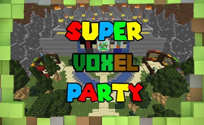 Скачать Карта Super Voxel Party для Minecraft