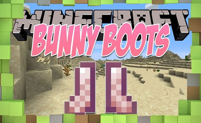 Мод Bunny Boots Ботинки для Майнкрафт