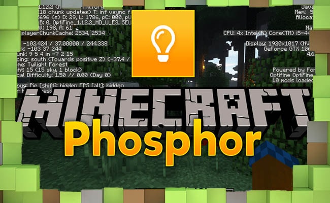 Мод Phosphor для Майнкрафт