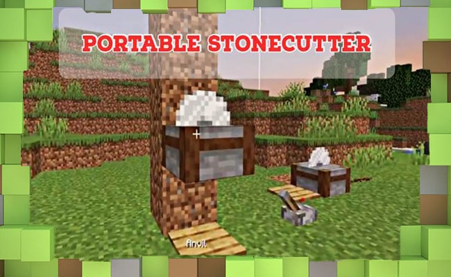 Мод Portable Stonecutter для Майнкрафт