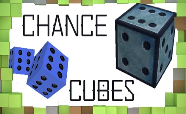 Мод CHANCE CUBES (Lucky Blocks) для Майнкрафт