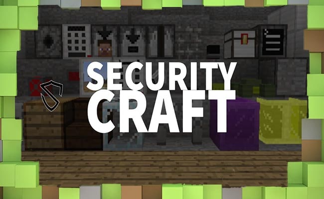 Мод Security Craft Охрана для Майнкрафт