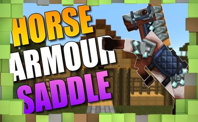 Мод Craftable Horse Armor & Saddle для Майнкрафт