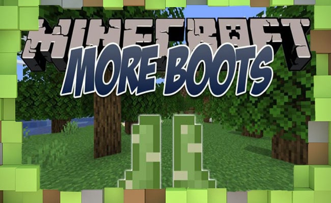 Мод MoreBoots Новые Ботинки для Майнкрафт